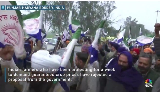 Pawai petani disambut gas air mata polisi India
