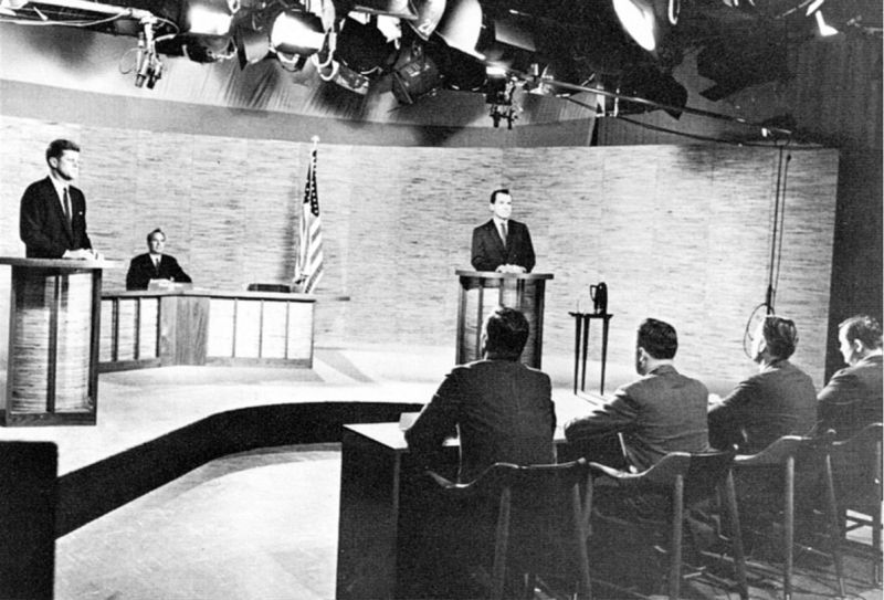Debat kedua Kennedy-Nixon di Washington pada 7 Oktober 1960. (commons.wikimedia.org/United Press International)