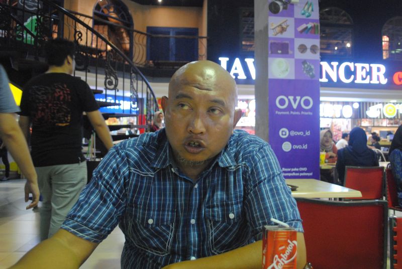 Bambang Suryo pernah terlibat dalam pengaturan skor sejumlah pertandingan di Liga Indoensia pada 2010-2015. /Alinea.id/Annisa Saumi.
