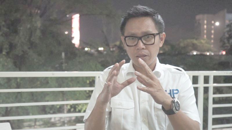 Eko Patrio menganggap Prabowo Subianto sebagai sosok yang tegas dan konsisten. (Alinea.id/Ahmad Rifwanto).