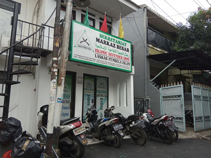 Kantor Laskar Pembela Islam di Petamburan, Jakarta Pusat. Alinea.id/Manda Firmansyah.