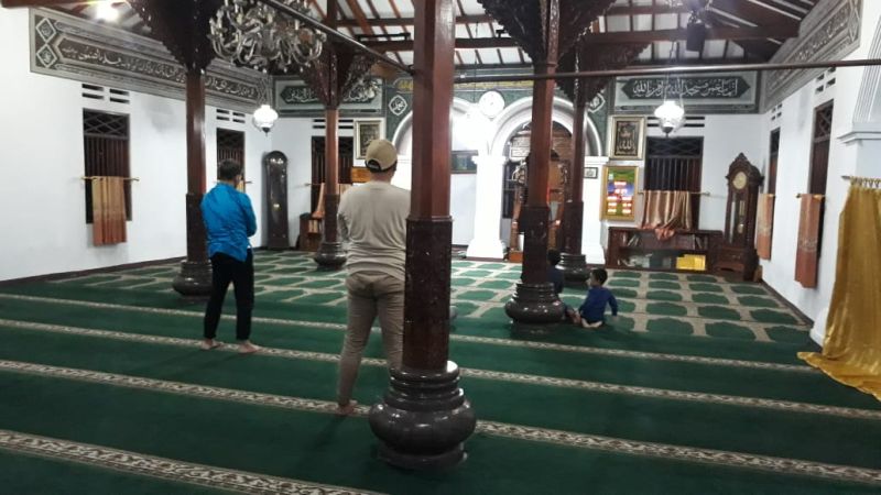 Suasana Masjid Hidayatullah, Jakarta Selatan, Sabtu (1/6). Alinea.id/Achmad Al Fiqri.