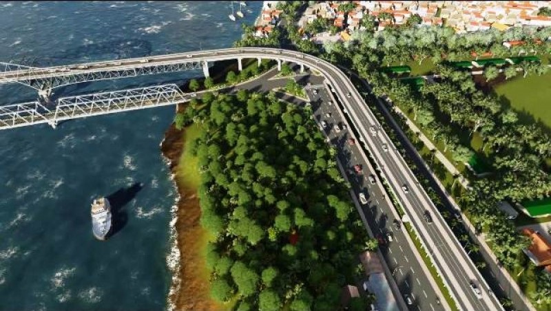 Jembatan Mahakam IV penghubung antara Samarinda dan Balikpapan di Kalimantan Timur. / Pemprov Kaltim