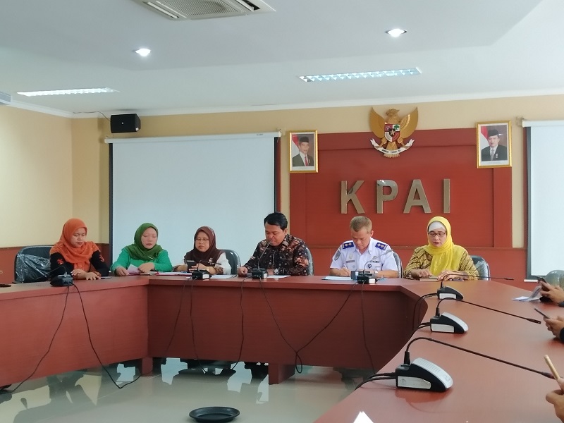 Komisi Perlindungan Anak Indonesia (KPAI) mengharapkan pemerintah dan penyelenggara prasarana transportasi dapat memberikan jaminan keselamatan dan layanan andal dalam mudik Hari Raya ldul Fitri. Alinea.id/Robertus Rony