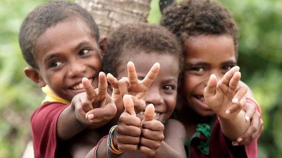 Anak-anak di Papua./Pinterest