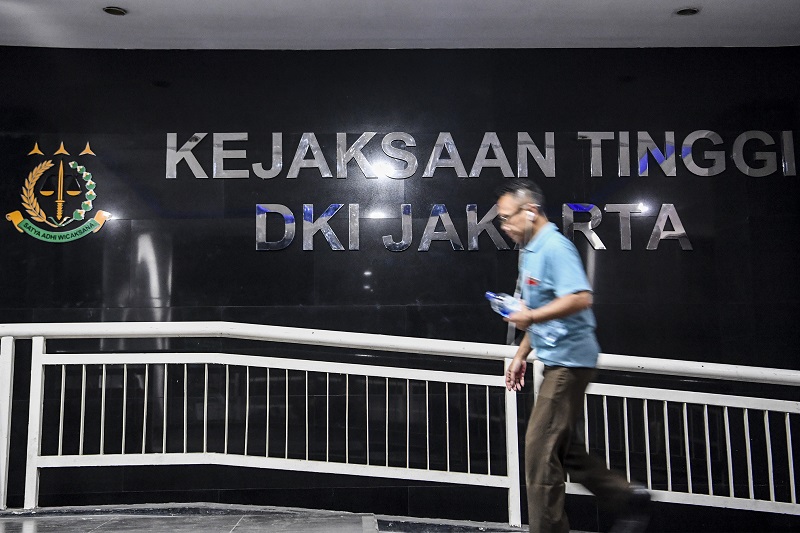 KPK menangkap jaksa dari Kejaksaan Tinggi DKI Jakarta. / Antara Foto