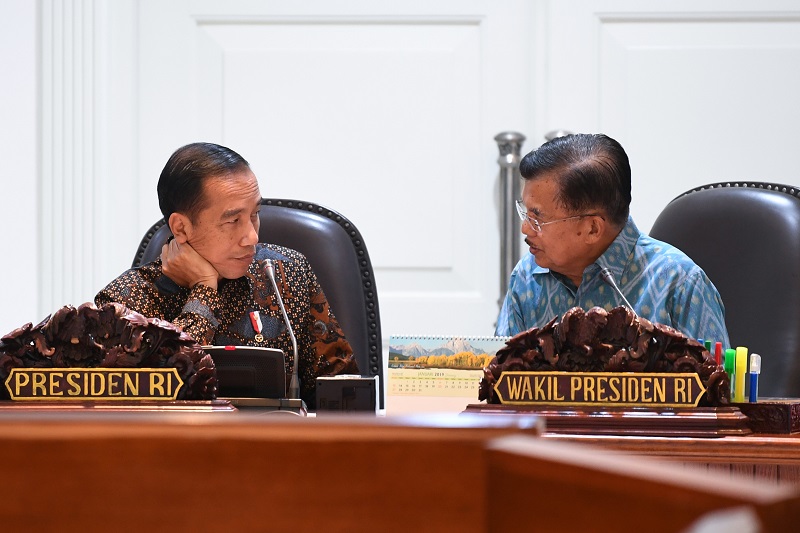Presiden Joko Widodo dan Wakil Presiden Jusuf Kalla. / Antara Foto