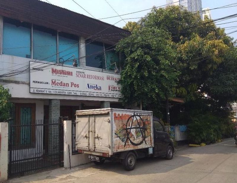 Kantor majalah Misteri di Jalan Kramat V, Jakarta Pusat, tampak kosong. (Fandy Hutari/Alinea).