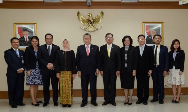Ketua BPK, Anggota I BPK, dan Anggota V BPK menerima kunjungan delegasi State Audit Office of the Kingdom of Thailand (SAO Thailand). /twitter.com/bpkri/media