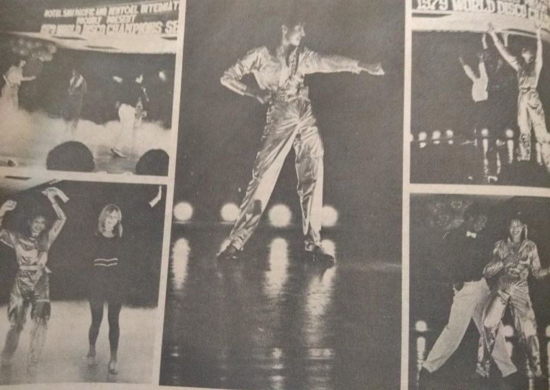 Lomba goyang disko di sebuat diskotek. Foto majalah Zaman edisi 20 April 1980/