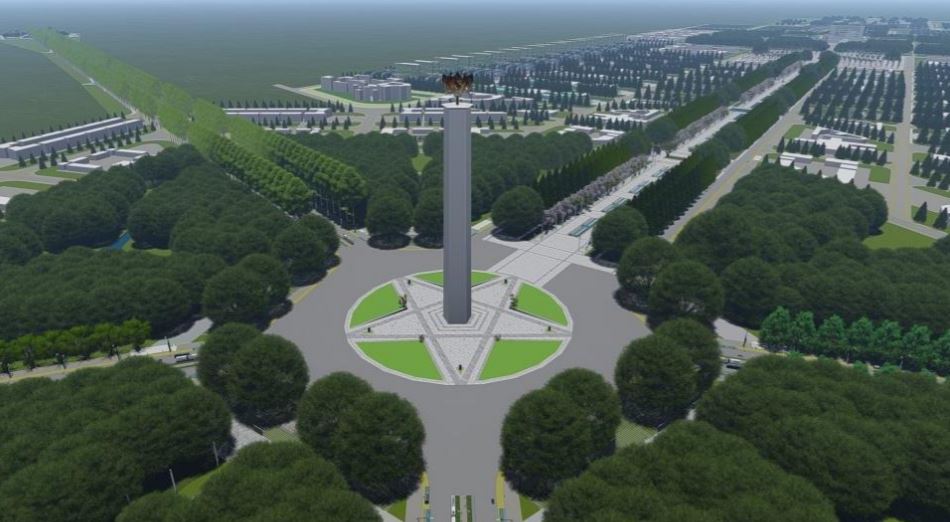 Monumen Pancasila akan menjadi simbol identitas negara di ibu kota. / Kementerian PUPR