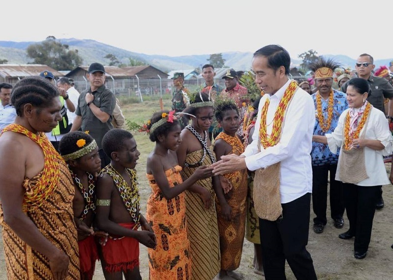 Presiden Joko Widodo saat mengunjungi Papua. / Facebook Joko Widodo