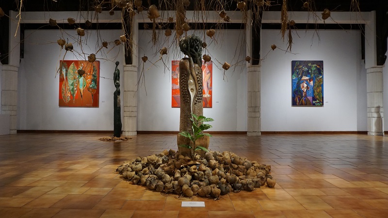 Seniman Gigih Wiyono menggelar pameran tunggal ke-19 di Bentara Budaya Jakarta.