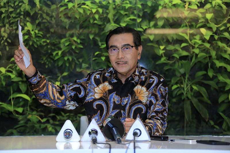 Mantan Direktur Utama BRI Suprajarto menolak penunjukan dirinya menjadi Dirut BTN melalui RUPSLB di Jakarta, Kamis (29/8). / Antara Foto