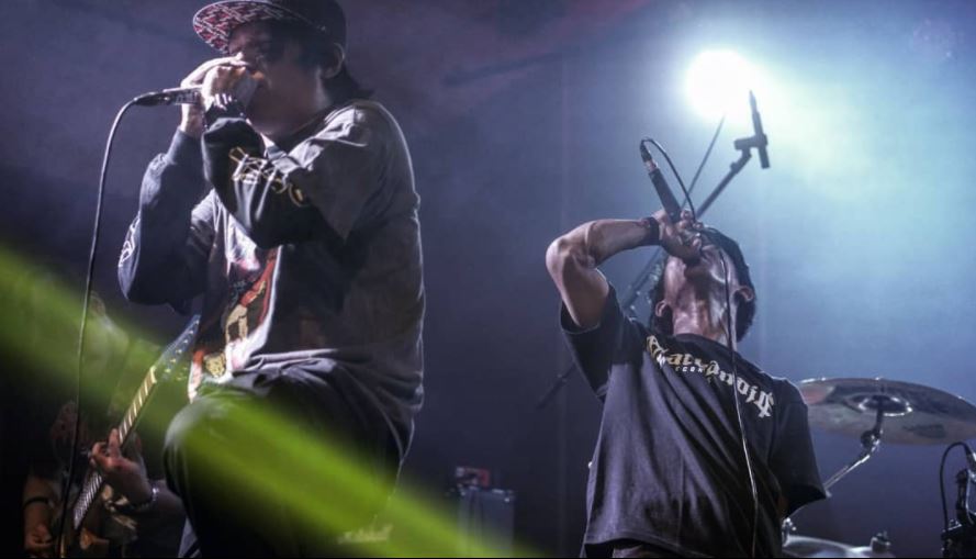 Penampilan Aestees band saat menjadi pembuka konser Sabbat dan Metalucifer di Jakarta pada 2019. Foto Instagram @aestees