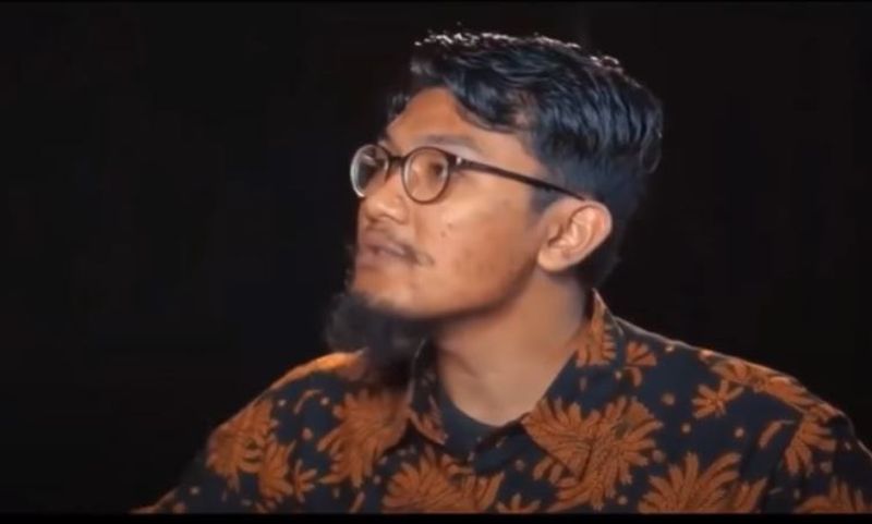 Sutradara film Jejak Khilafah di Nusantara, Nicko Pandawa. Foto screenshot Youtube