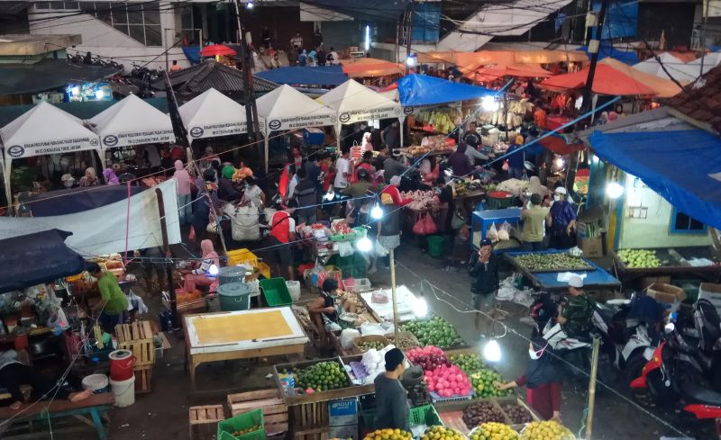 Suasana Pasar Cengkareng, Jakarta Barat, Sabtu (13/6) pagi. Alinea.id/Kudus Purnomo Wahidin