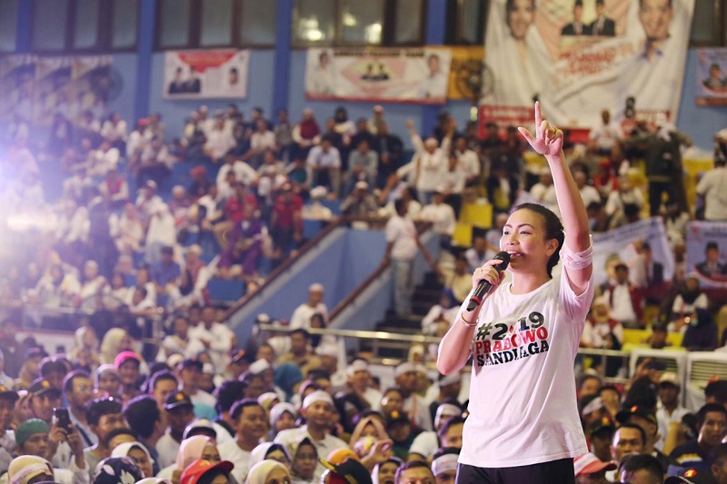 Politikus Gerindra sekaligus calon wakil wali kota Tangerang Selatan Rahayu Saraswati. /Foto Facebook