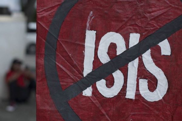 Ilustrasi poster menolak eksistensi ISIS. /Foto Antara