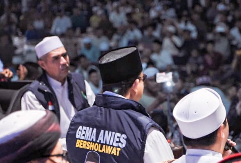 Bacapres Anies Baswedan menghadiri acara 'Gerakan Bersama Anies Bersholawat' di Yayasan Ziyadatul Fadhilah, Kecamatan Tarumajaya, Bekasi, Jawa Barat, Agustus 2023. /Foto Instagram @aniesbaswedan