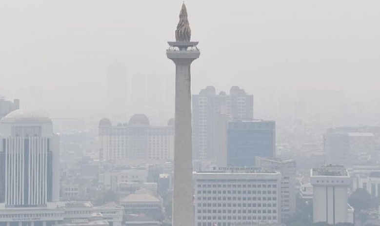 Ilustrasi polusi di DKI Jakarta. /Foto Antara