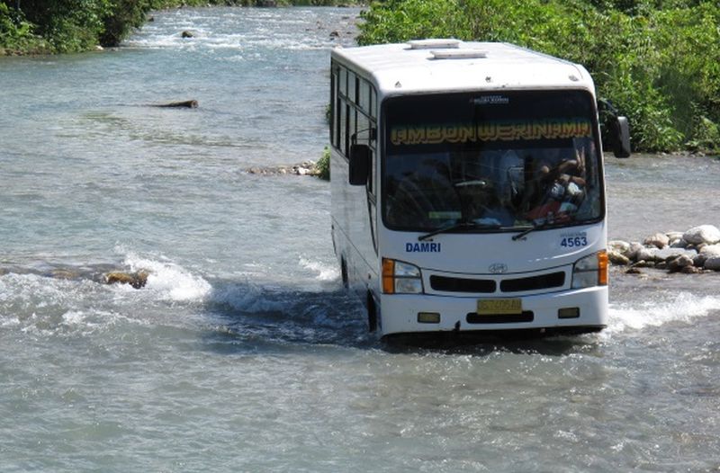 Bus DAMRI yang melayani daerah terdepan, terluar, dan tertinggal (3T)./Foto damri.co.id