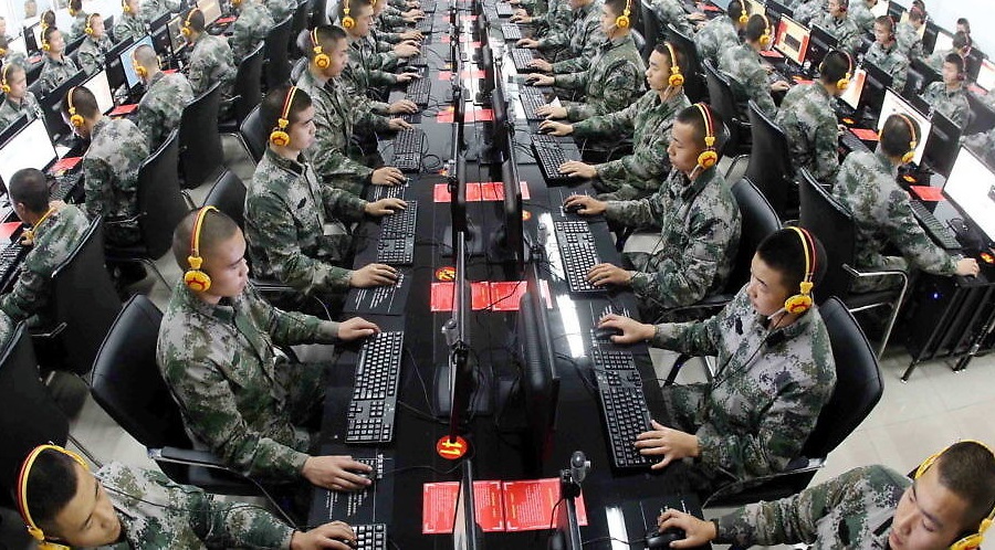 Ilustrasi pasukan siber pemerintah komunis China. /Foto dok. Global Observartory