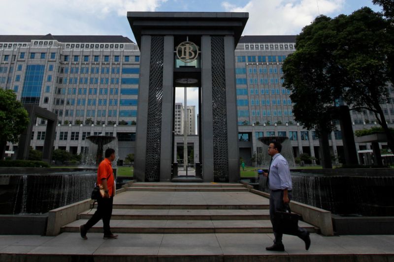 Kantor pusat Bank Indonesia di Jl M.H Thamrin, Jakarta Pusat. Foto Reuters.