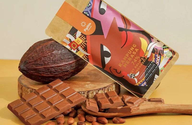 Produk dark chocolate dari Pipiltin Cocoa. Dokumentasi.