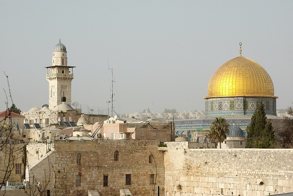 Kompleks Al-Haram Asy-Syarif tempat berdirinya Dome of The Rock atau Kubah Batu di Yerusalem. /Foto Pixabay