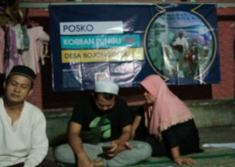 Posko korban pungli Program PTSL di Desa/Kecamatan Bojonggede, Kabupaten Bogor, Jabar. Istimewa