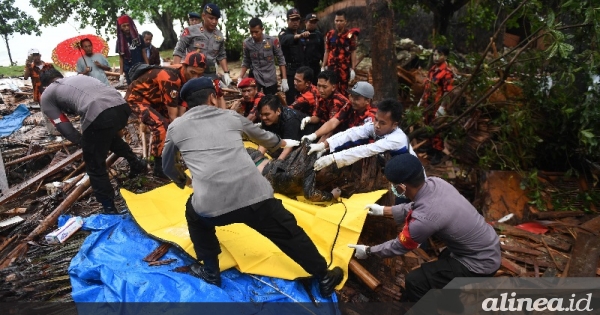 BNPB Revisi Jumlah Korban Meninggal Tsunami Selat Sunda