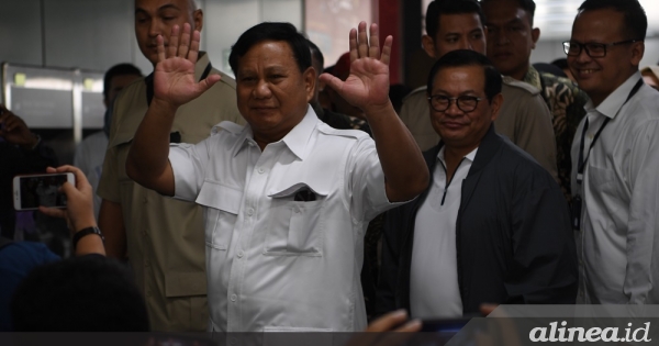 Prabowo Ucapkan Selamat Kepada Jokowi