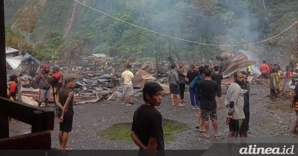 Kembali Melakukan Teror Kkb Tembaki Polisi Dan Bakar Rumah Di Paniai