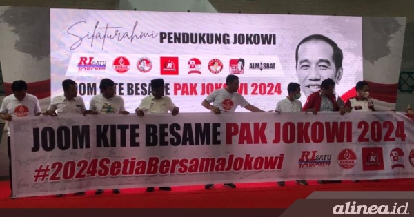 Relawan Riau Ikrar Satu Komando Bersama Jokowi Sampai 2024