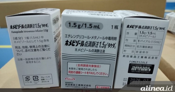 Gagal ginjal akut, Indonesia terima 200 vial fomepizole