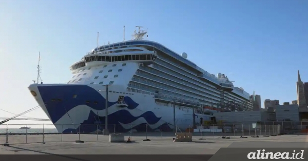 Kapal pesiar Ruby Princess membawa 800 orang terinfeksi Covid-19 berlabuh di Sydney