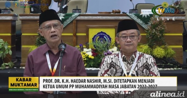 Lagi, Haedar Nashir ditetapkan jadi Ketum PP Muhammadiyah periode 2022-2027