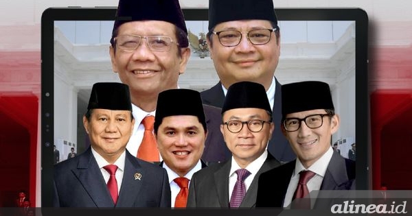 Menteri tervokal Airlangga dan Erick Thohir teratas