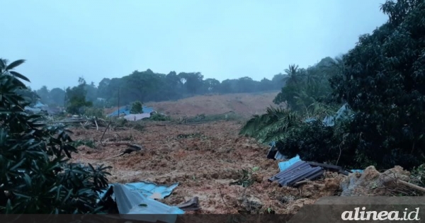 Pencarian korban longsor, masih ada 45 orang hilang