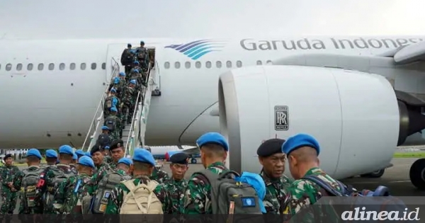 Garuda Indonesia terbangkan 2.115 kontingen pasukan perdamaian Garuda TNI ke Lebanon dan Kongo