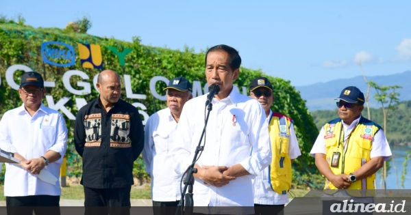 Presiden Jokowi resmikan jalan akses Labuan Bajo-Golo Mori