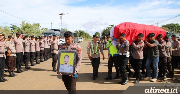 Polres Merauke jemput jenazah anggotanya yang gugur