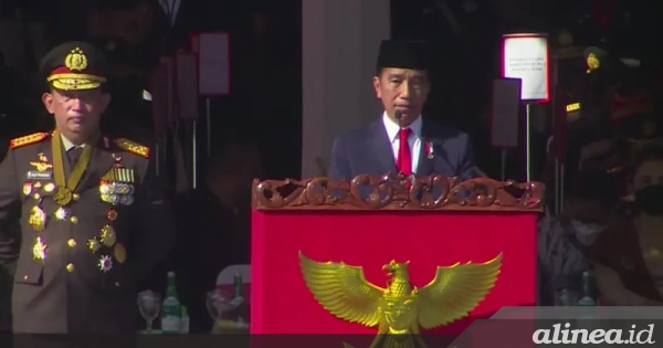 Jokowi jadi inspektur upacara di Hari Bhayangkara 77