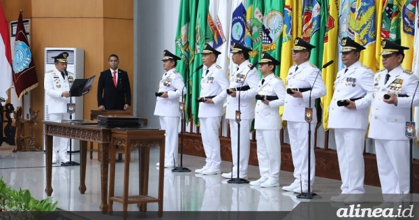 Mendagri lantik jendral hingga sekda jadi pj gubernur